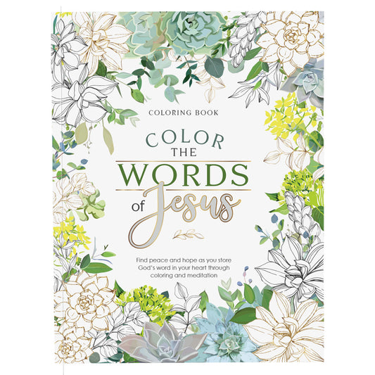 Color The Words Of Jesus (Paperback)