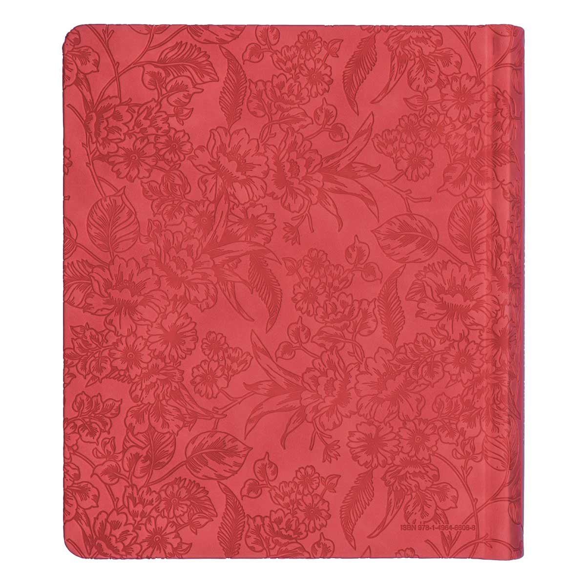 NLT Inspire Faith Filament Bible Coral Blooms (Imitation Leather)