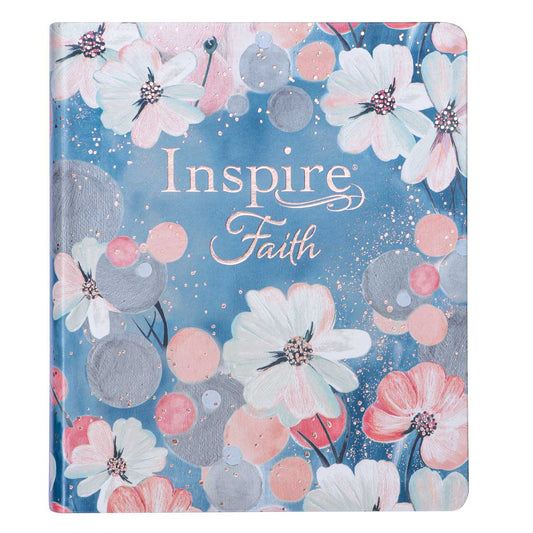 NLT Inspire Faith Filament Bible Watercolor Garden (Imitation Leather)