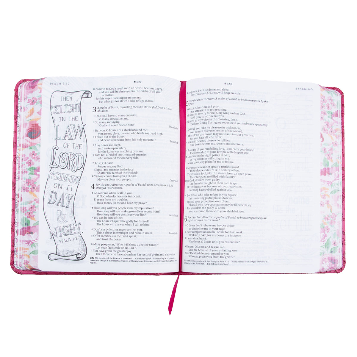 NLT Inspire Filament Bible Pink Peony (Imitation Leather)