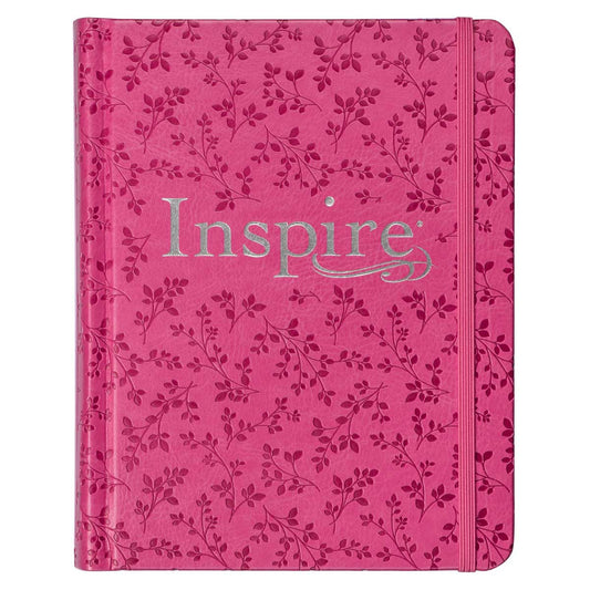 NLT Inspire Filament Bible Pink Peony (Imitation Leather)