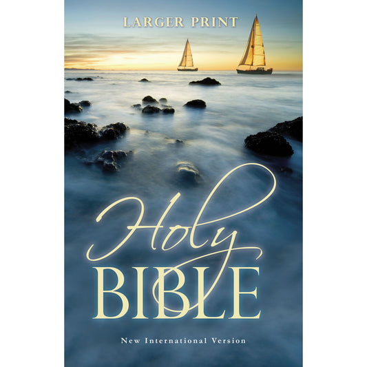 NIV Holy Bible Larger Print Sea (Paperback)