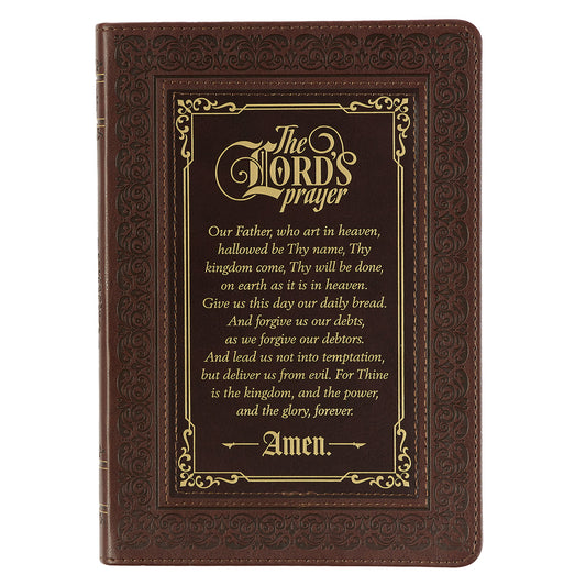 The Lord's Prayer Matthew 6:9-13 (Faux Leather Journal)