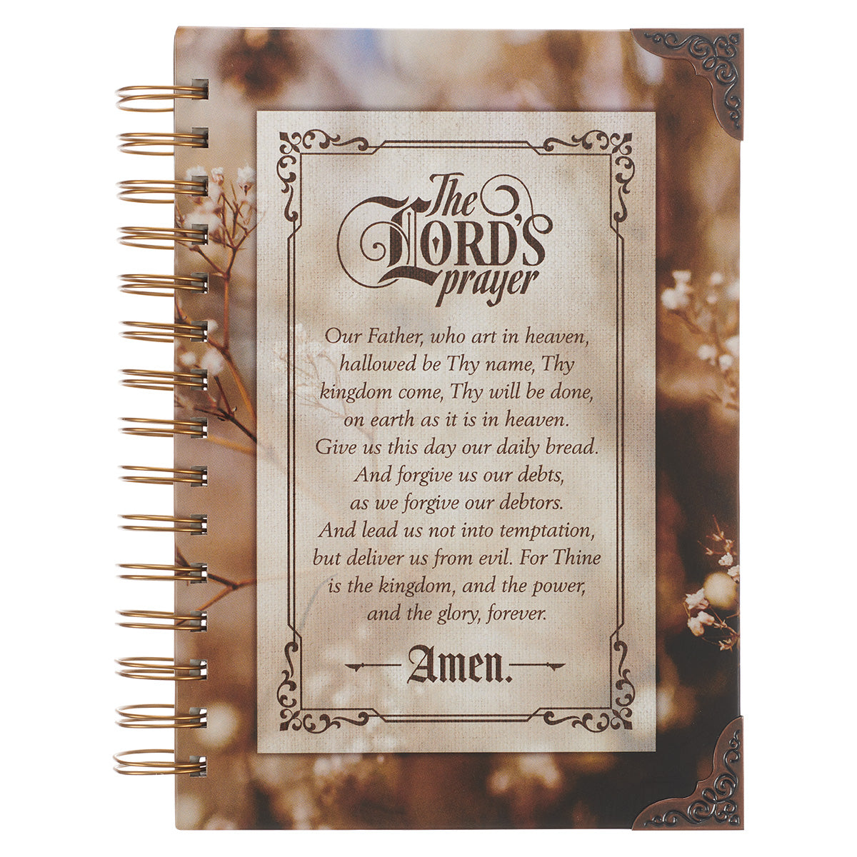 The Lord's Prayer (Large Hardcover Wirebound Journal)