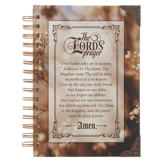 The Lord's Prayer (Large Hardcover Wirebound Journal)