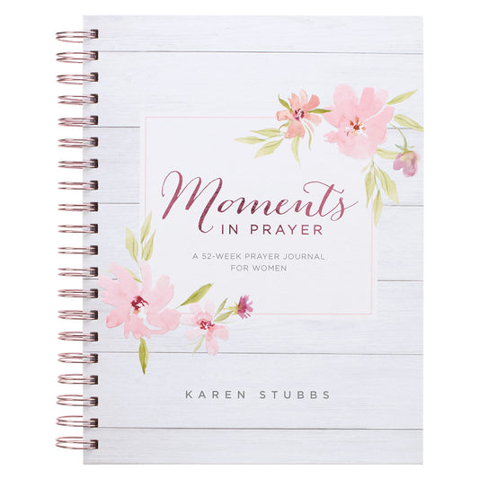 Moments In Prayer Journal (Wirebound)