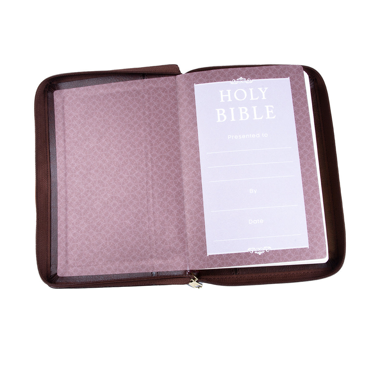 ESV Compact Bible With Zip Dark Brown