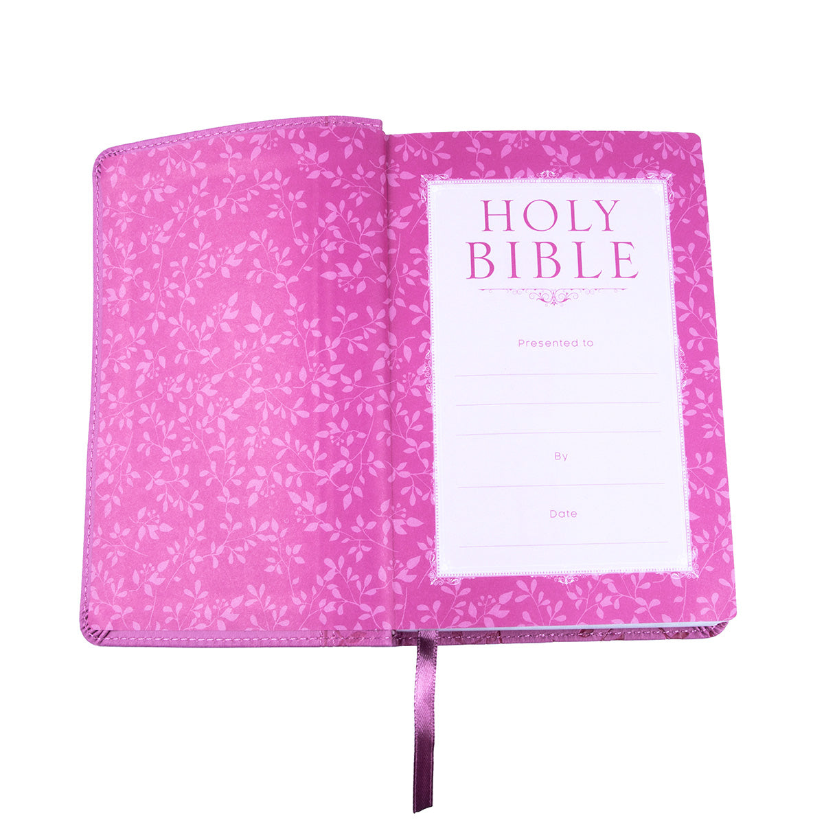 NLT Compact Bible Pink (Imitation Leather)