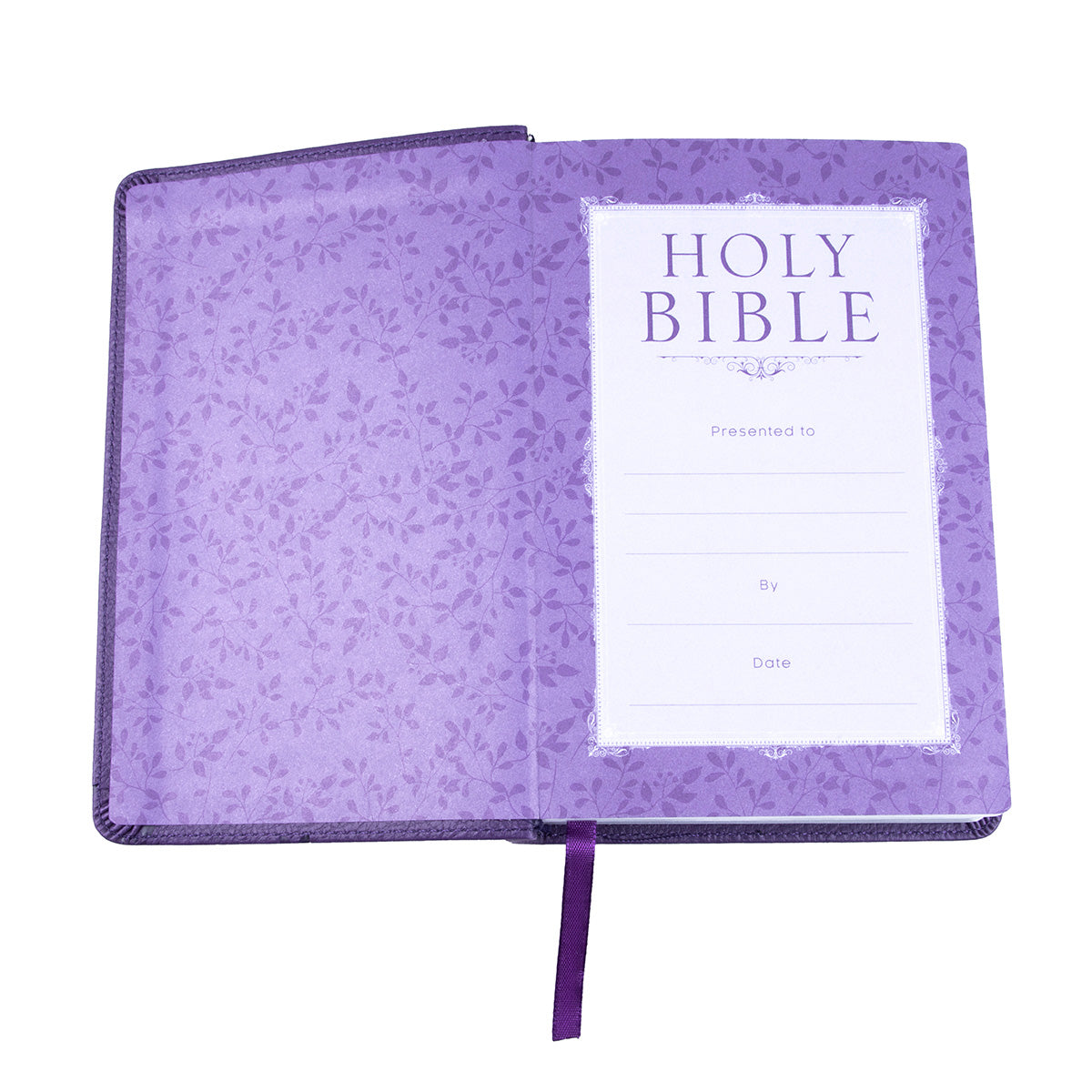 NLT Compact Bible Purple (Imitation Leather)