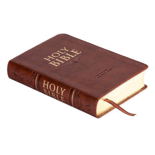 NLT Compact Bible Brown (Imitation Leather)