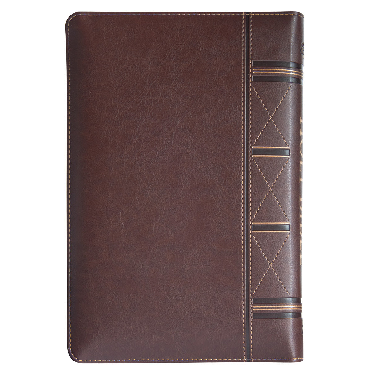 ESV Standard Thumb Indexed Bible With Zip Dark Brown