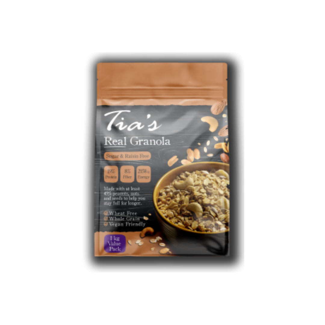 Tia's Real Granola Sugar & Raisin Free