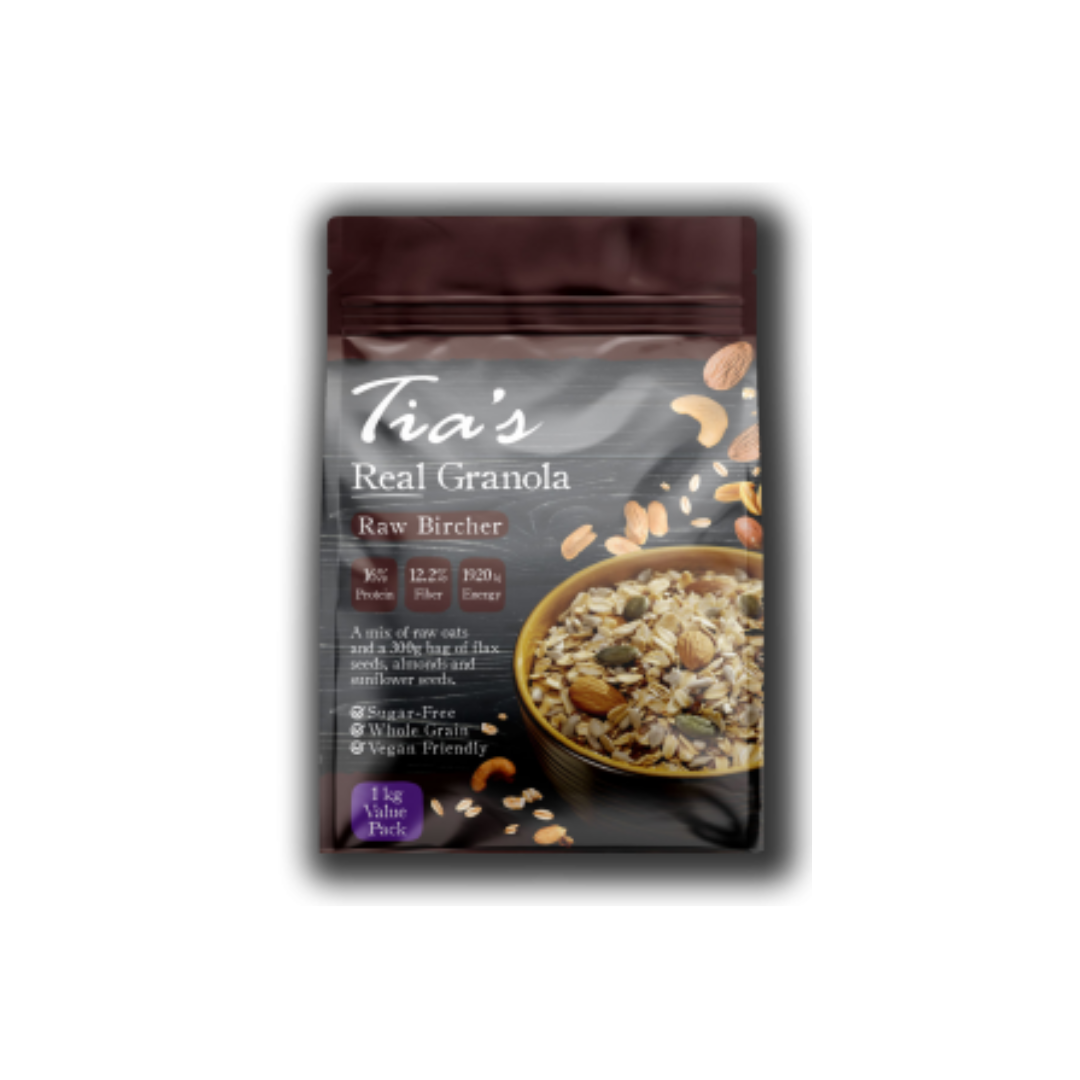 Tia's Real Granola Raw Bircher 1kg