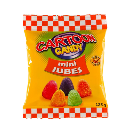 Cartoon Candy Mini Jubes 125g