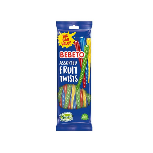 Bebeto Assorted Fruit Twists 200g
