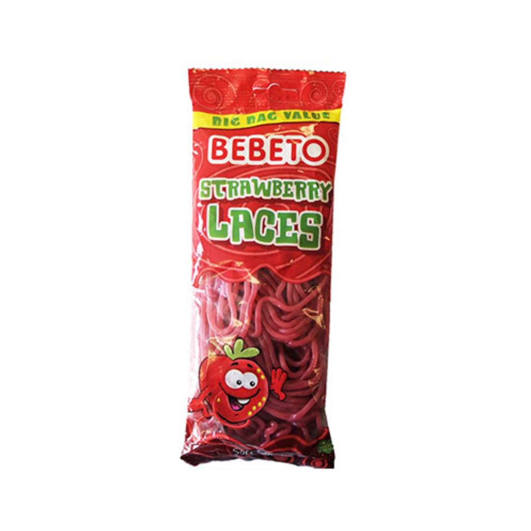 Bebeto Strawberry Laces 250g