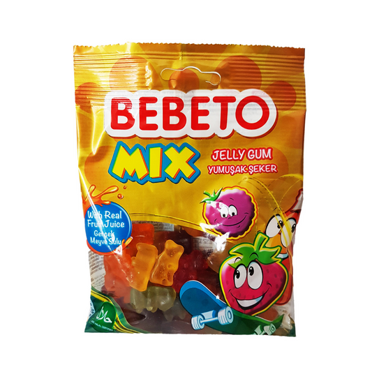 Bebeto Mix Jelly Gum 80g