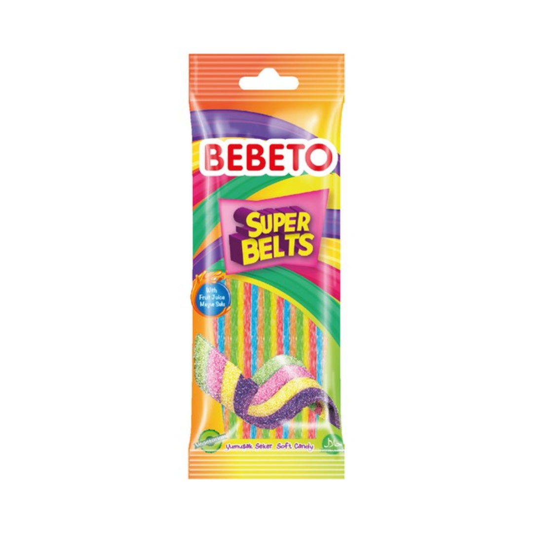 Bebeto Super Belts – Rainbow 75g