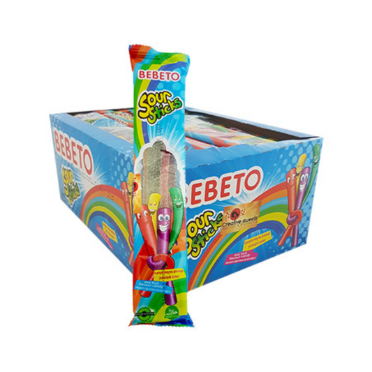 Bebeto Sour Sticks Rainbow Fruit 35g