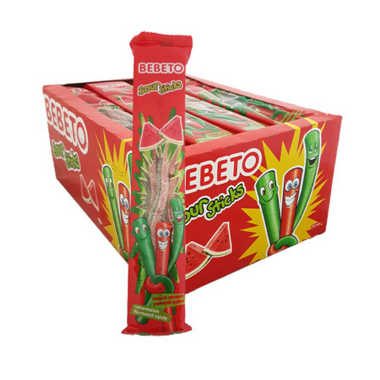 Bebeto Sour Sticks – Watermelon 35g