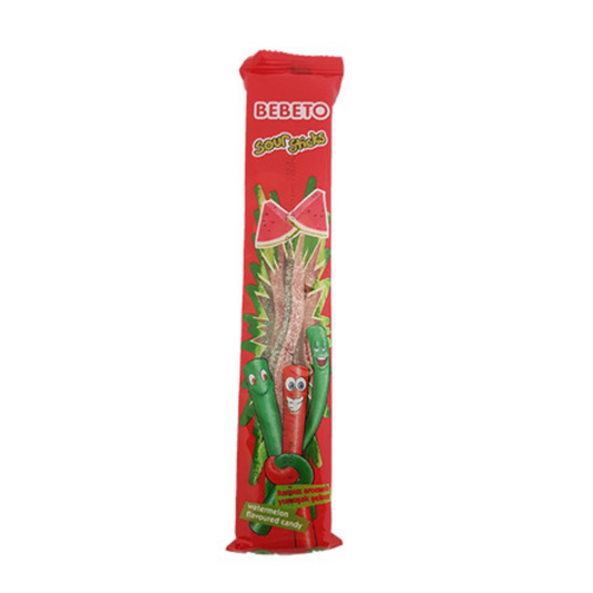 Bebeto Sour Sticks – Watermelon 35g