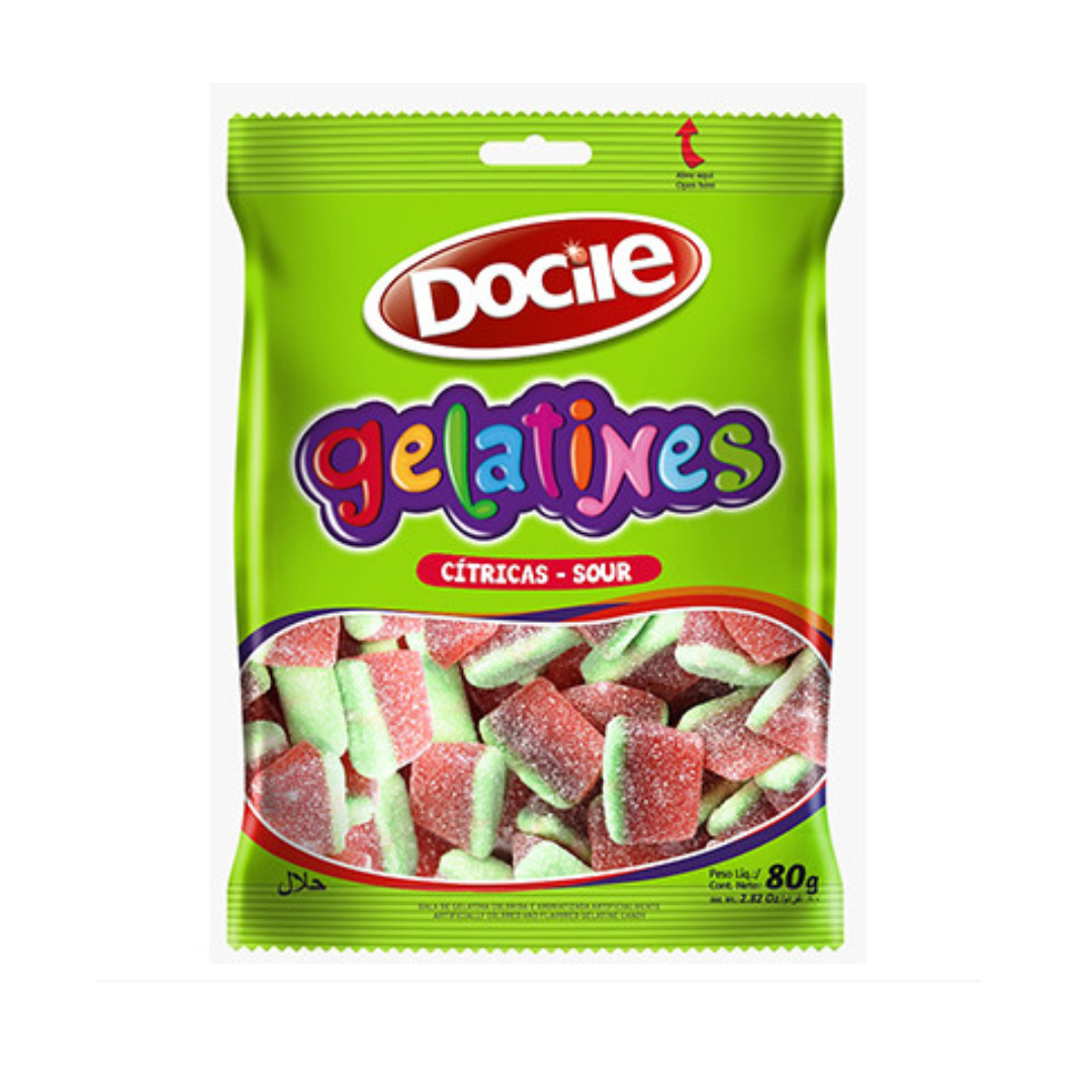 Docile Gelatines Watermelon Slices 80g