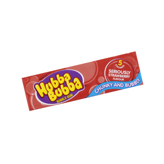 Hubba Bubba Chunks Bar Strawberry 35g