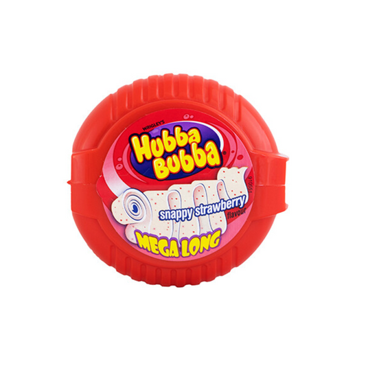 Hubba Bubba Mega Long Snappy Strawberry 56g