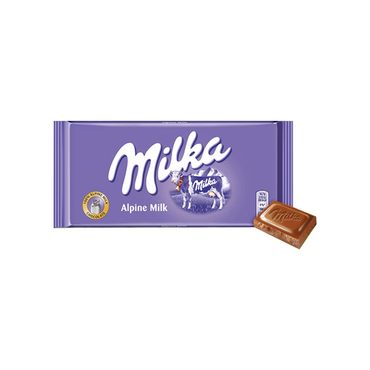 Milka Slabs Alpine Milk 100g