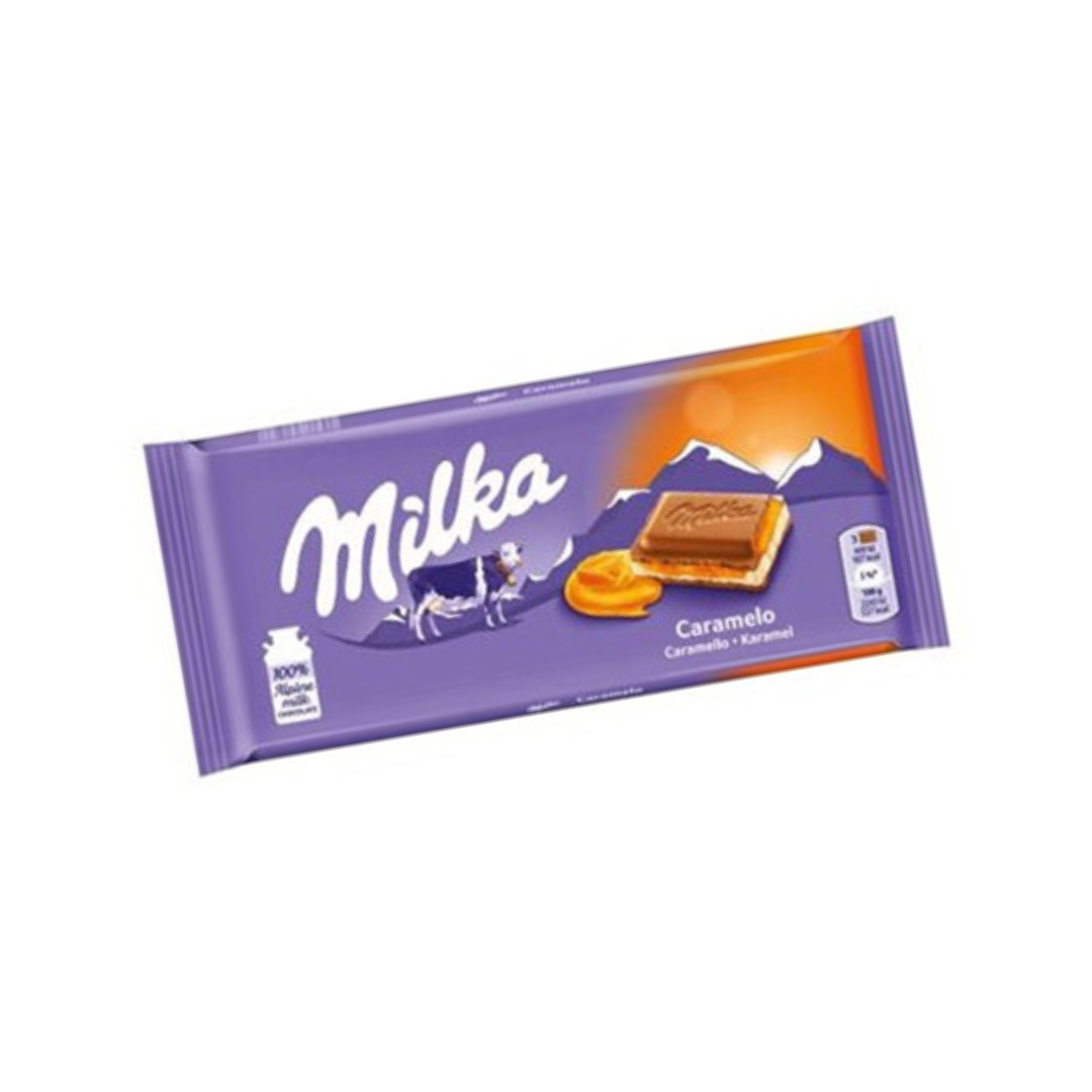 Milka Slabs Caramel 100g