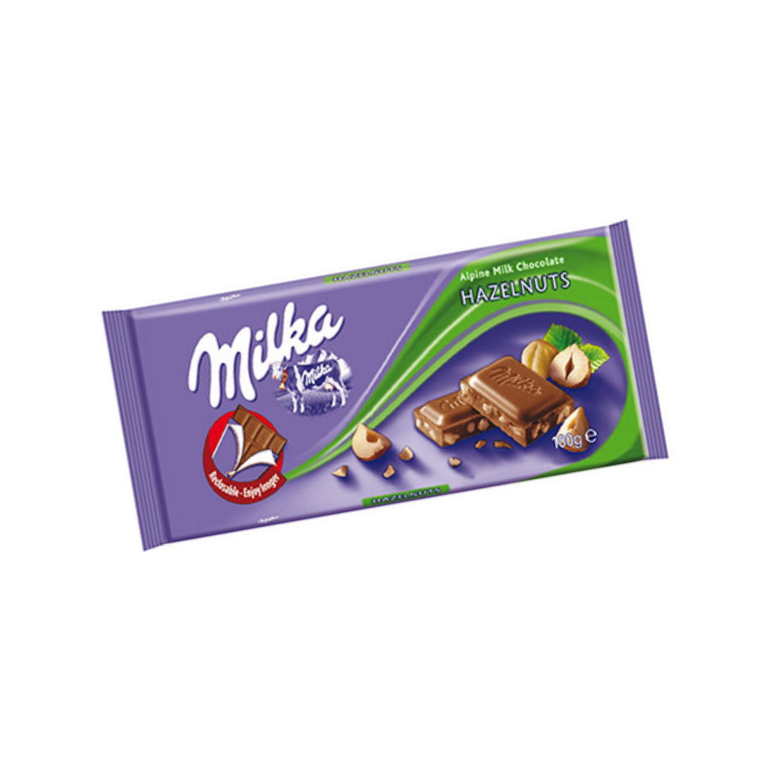 Milka Slab Hazelnut 100g