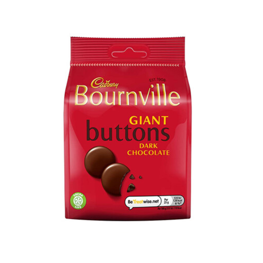 Cadbury Bournville Dark Giant Buttons 110g – EDUKA.Africa