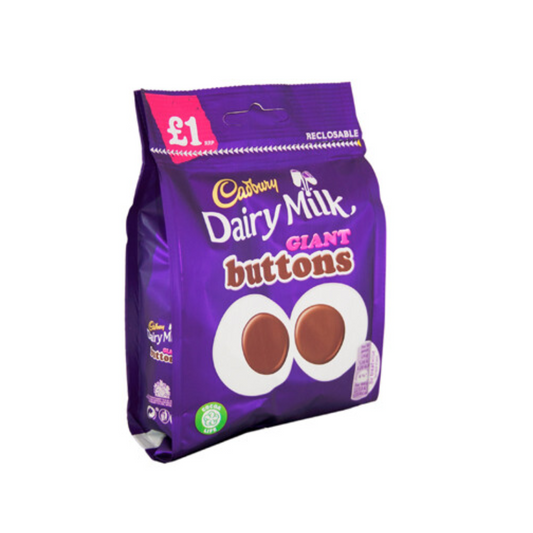 Cadbury Giant Milk Buttons 119g