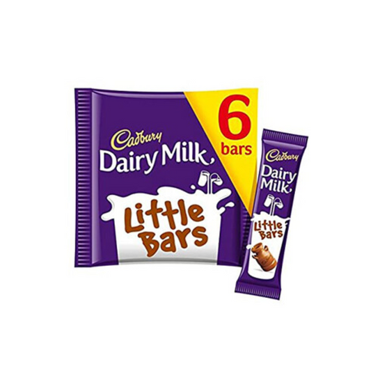 Cadbury Dairy Milk Little Bars 6 Pack 108g