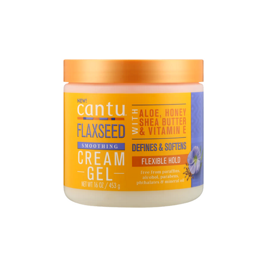 Cantu Flaxseed Smoothing Cream Gel Flexible Hold 453g