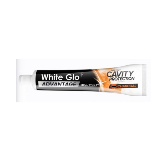 White Glo Advantage Cavity Charcoal Toothpaste 140g