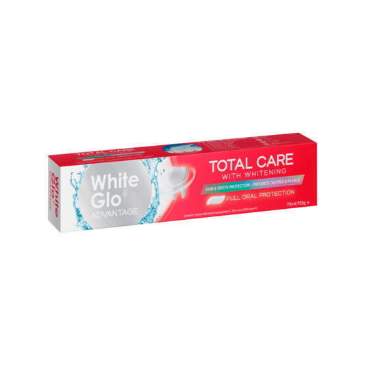White Glo Advantage Toothpaste Total Care 75ml