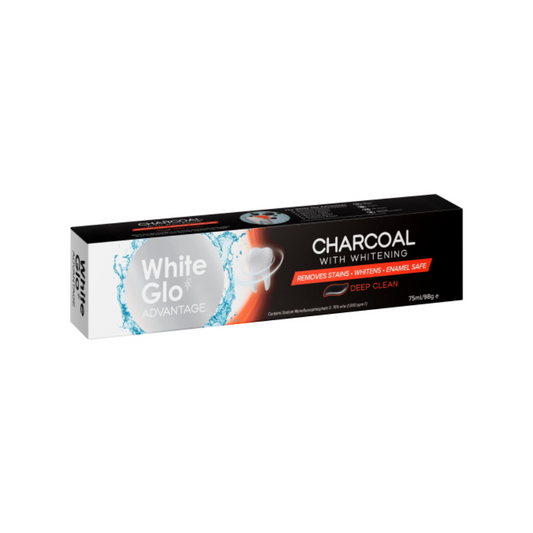 White Glo Advantage Toothpaste Charcoal Deep Clean 75ml