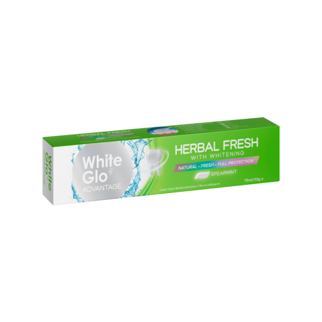 White Glo Advantage Toothpaste Herbal Fresh 75ml