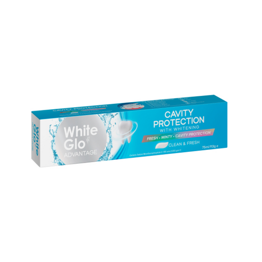 White Glo Advantage Toothpaste Cavity Protection 75ml