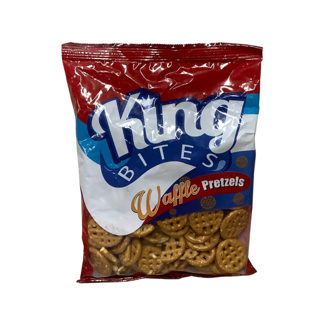 King Bites Waffle Pretzels 200g