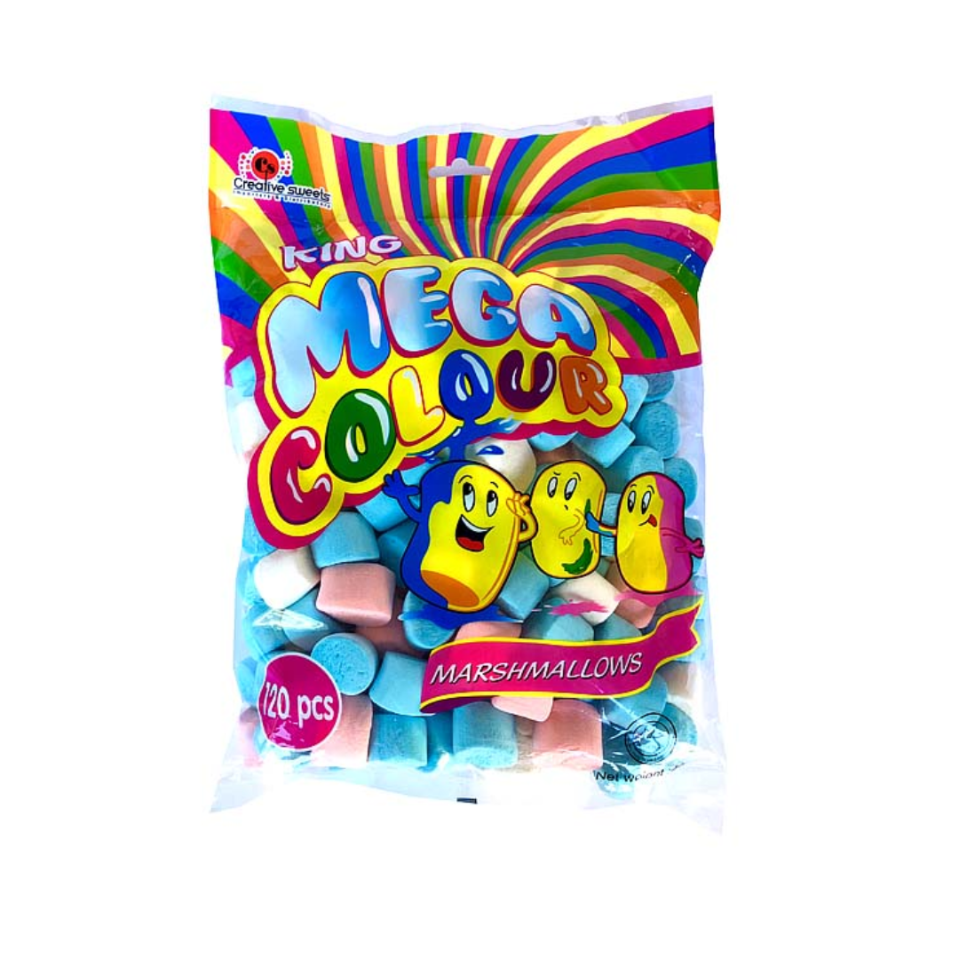 King Mallow Mega Colour Marshmallow 400g