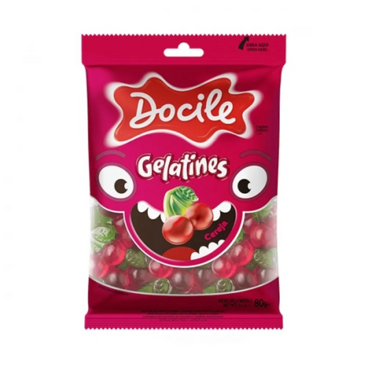Docile Gelatines Cherries 80g