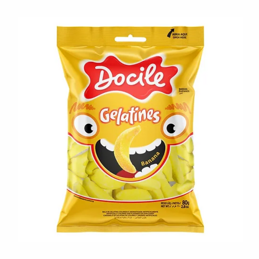 Docile Gelatines Banana 80g