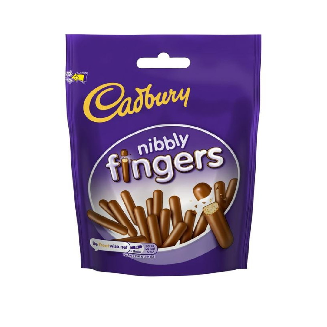 Cadbury Nibbly Fingers Pouch 125g