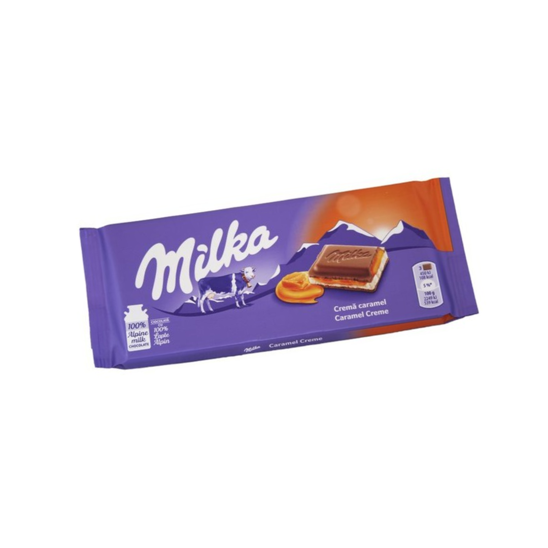 Milka Slab Caramel Creme 100g