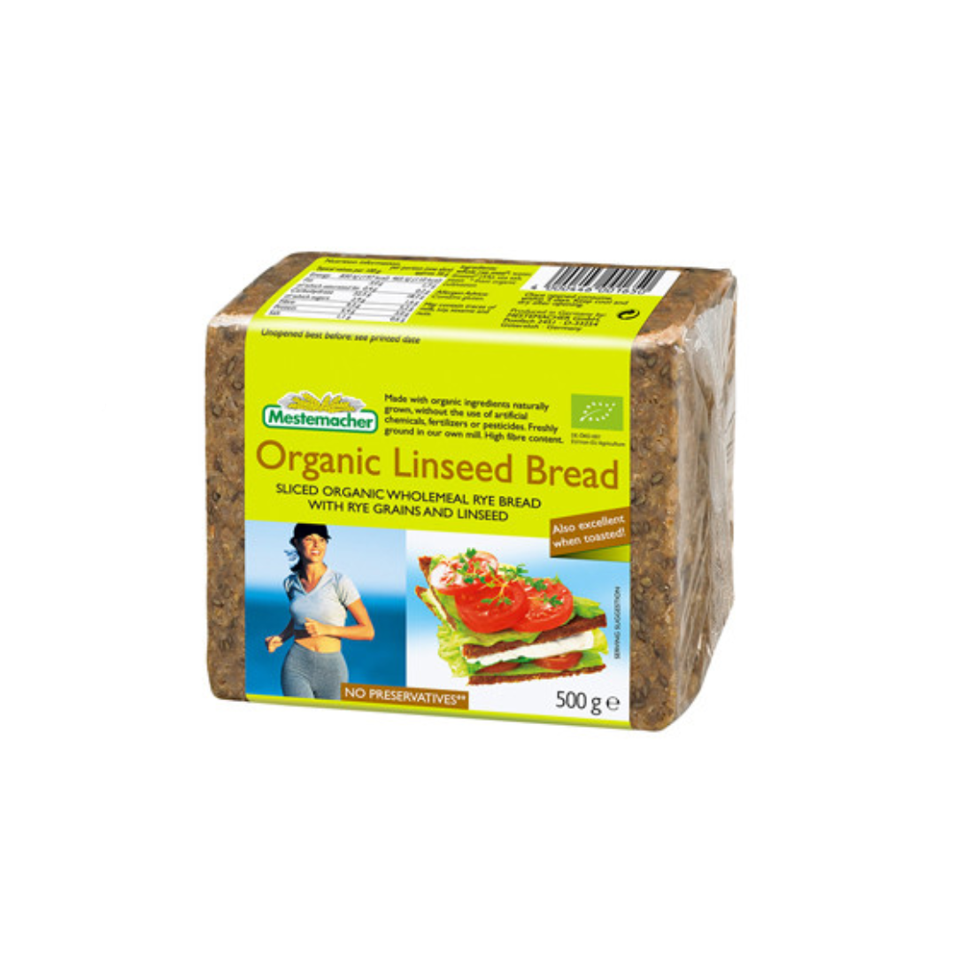 Mestemacher Organic Linseed Bread 500g