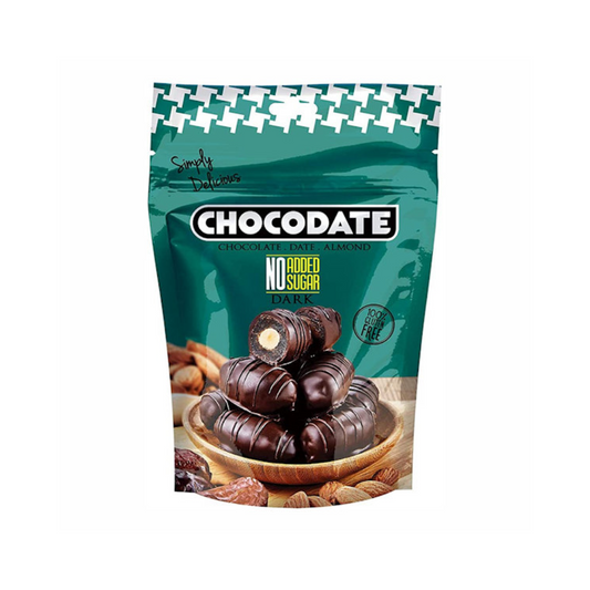 Chocodate Dark Chocolate NO Added Sugar + Gluten-Free 70g