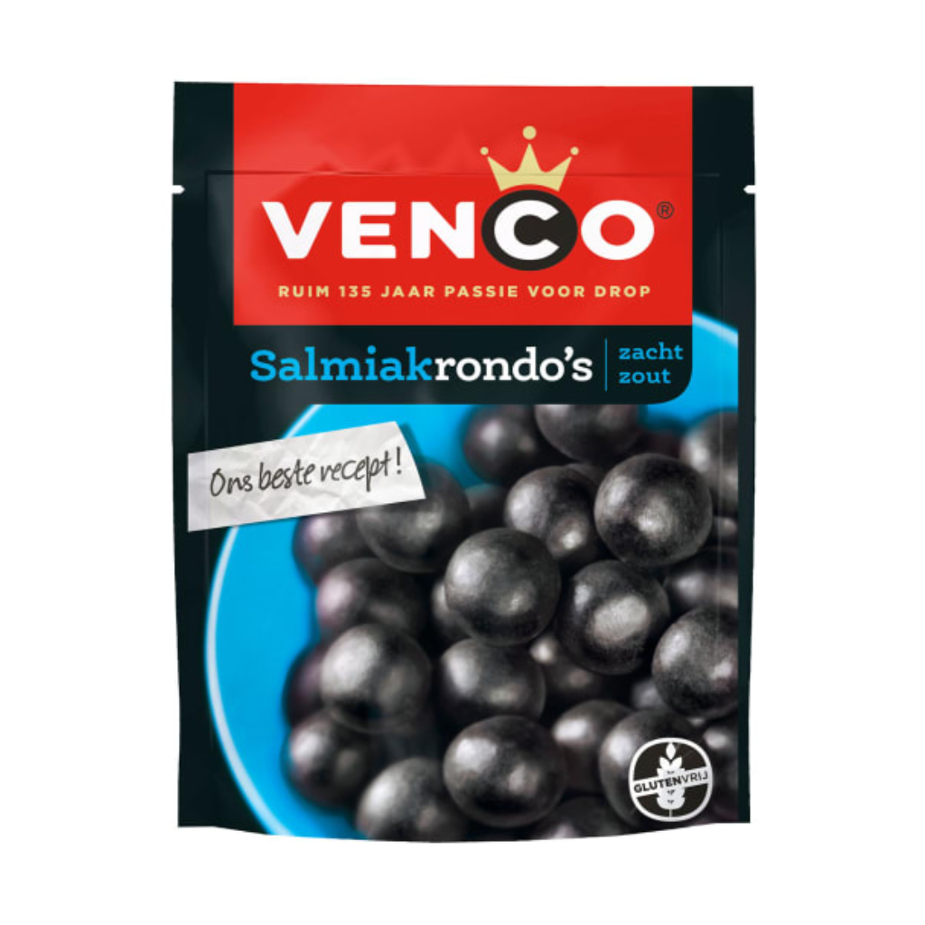 Venco Salmiakrondo's 225g Gluten-Free