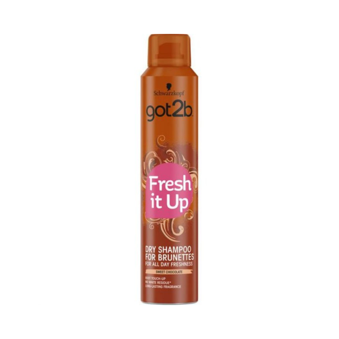 Schwarzkopf Got2b Fresh It Up Dry Shampoo Dark Brown 200ml